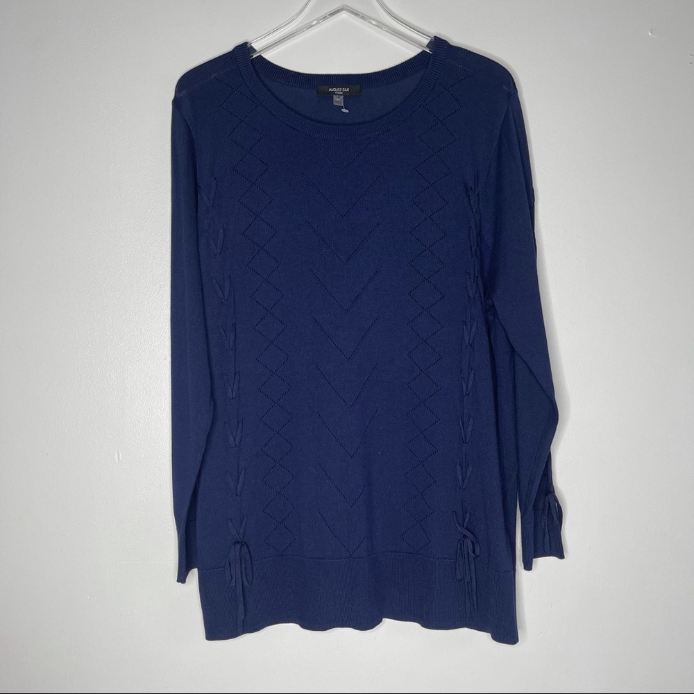 August silk XL sweater